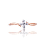 Diamond Petal Grace Ring