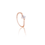 Diamond Petal Grace Ring