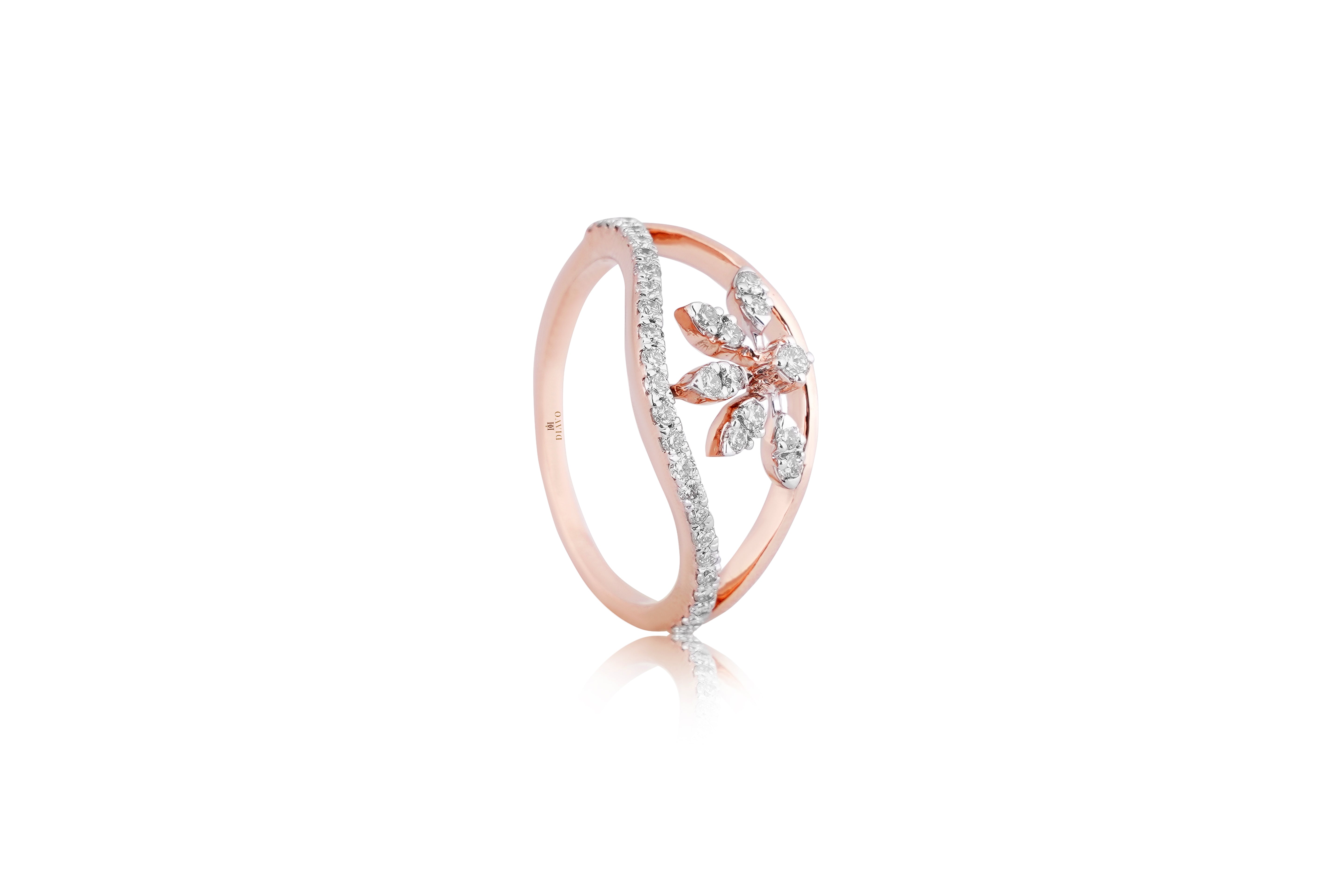 Diamond Fleur Royale Ring