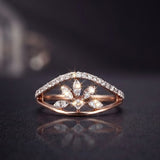 Diamond Fleur Royale Ring
