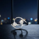 Celestial Embrace Diamond Ring