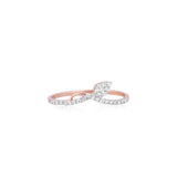 Seraphic Glow Pear Diamond Ring