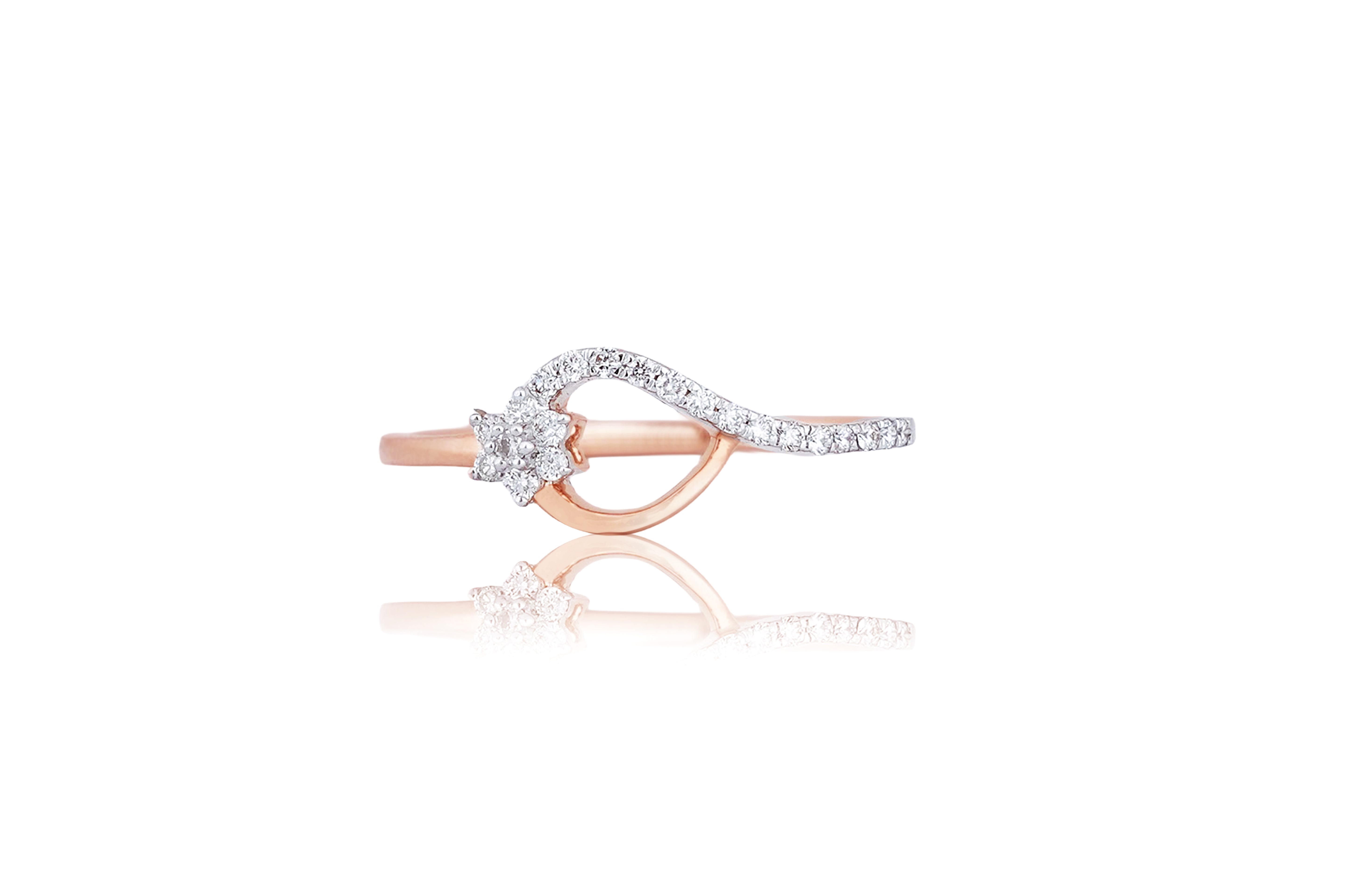 Infinity Bloom Diamond Ring