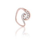 Luminescent Crest Diamond Ring