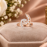 Luminescent Crest Diamond Ring