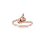 Midnight Spiral Diamond Ring