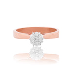 Aurora Petal Diamond Band