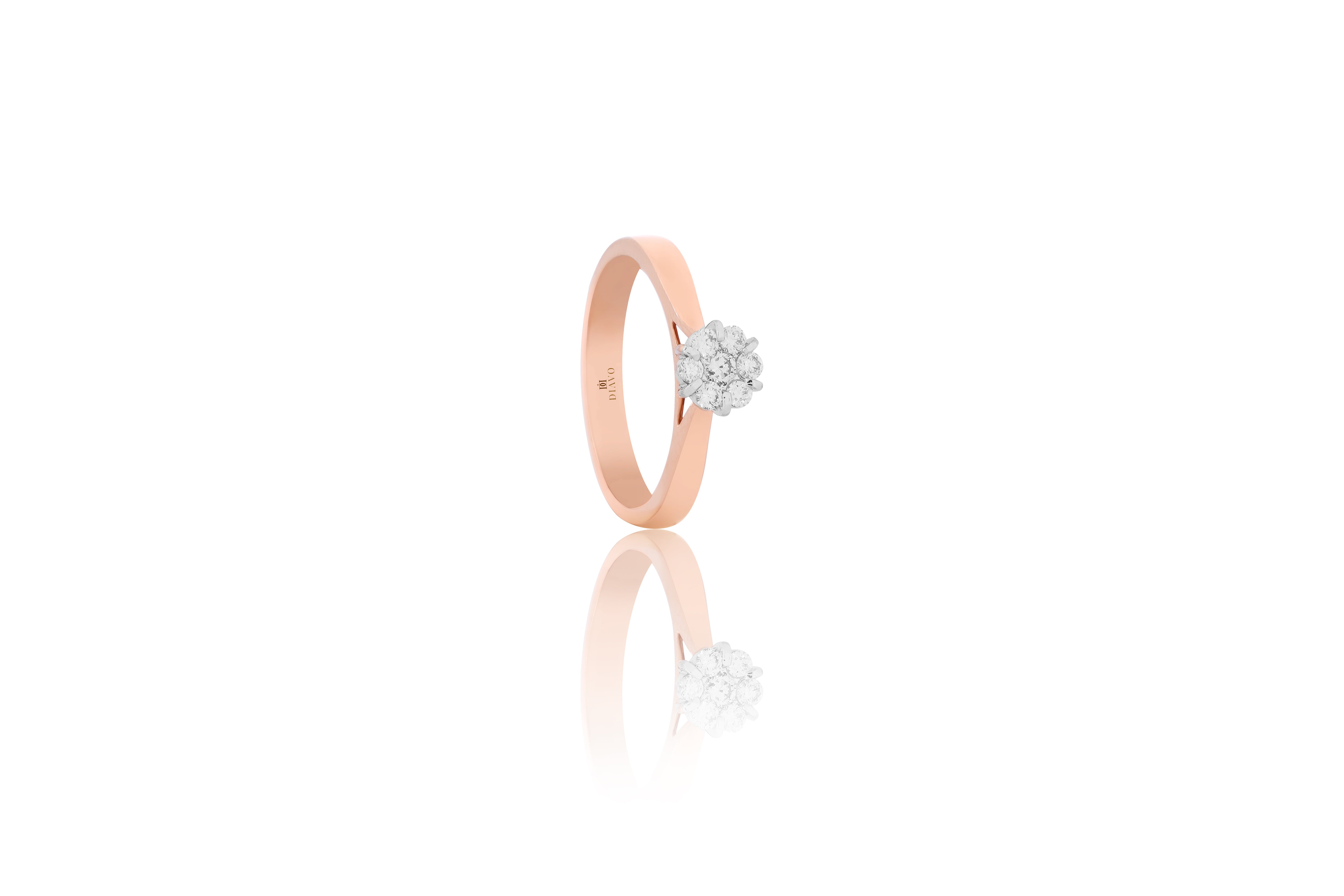 Aurora Petal Diamond Band