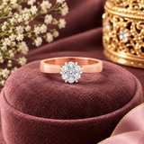 Aurora Petal Diamond Band