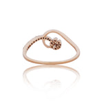 Ethereal Teardrop Diamond Ring