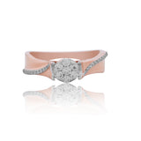 Lumina Pear-Cut Diamond Ring