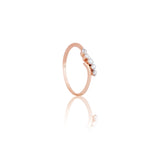Lumina Pear-Cut Diamond Ring