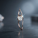 Eternal Radiance Solitaire Diamond Ring