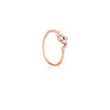 Celestial Swirl Diamond Statement Ring