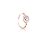 Radiance Halo Diamond Ring