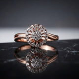 Radiance Halo Diamond Ring