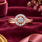 Radiance Halo Diamond Ring