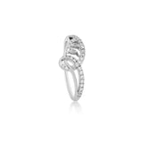 Infinity Knot Diamond Tiara Ring