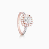 Cushion Majesty Halo Diamond Ring