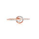 Lumina Swirl Diamond Ring