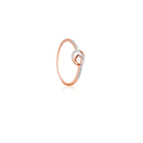 Lumina Swirl Diamond Ring