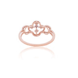 Gilded Clover Diamond Fusion Ring