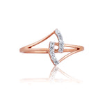 Origami Prism Diamond Ring
