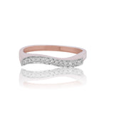 Linear Radiance Diamond Bar Ring