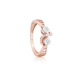 Gilded Dragonfly Diamond Heritage Ring