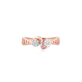 Gilded Dragonfly Diamond Heritage Ring