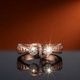 Gilded Dragonfly Diamond Heritage Ring