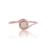 Celestia Round Halo Diamond Ring