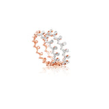 Dual Stellar Lace Diamond Band