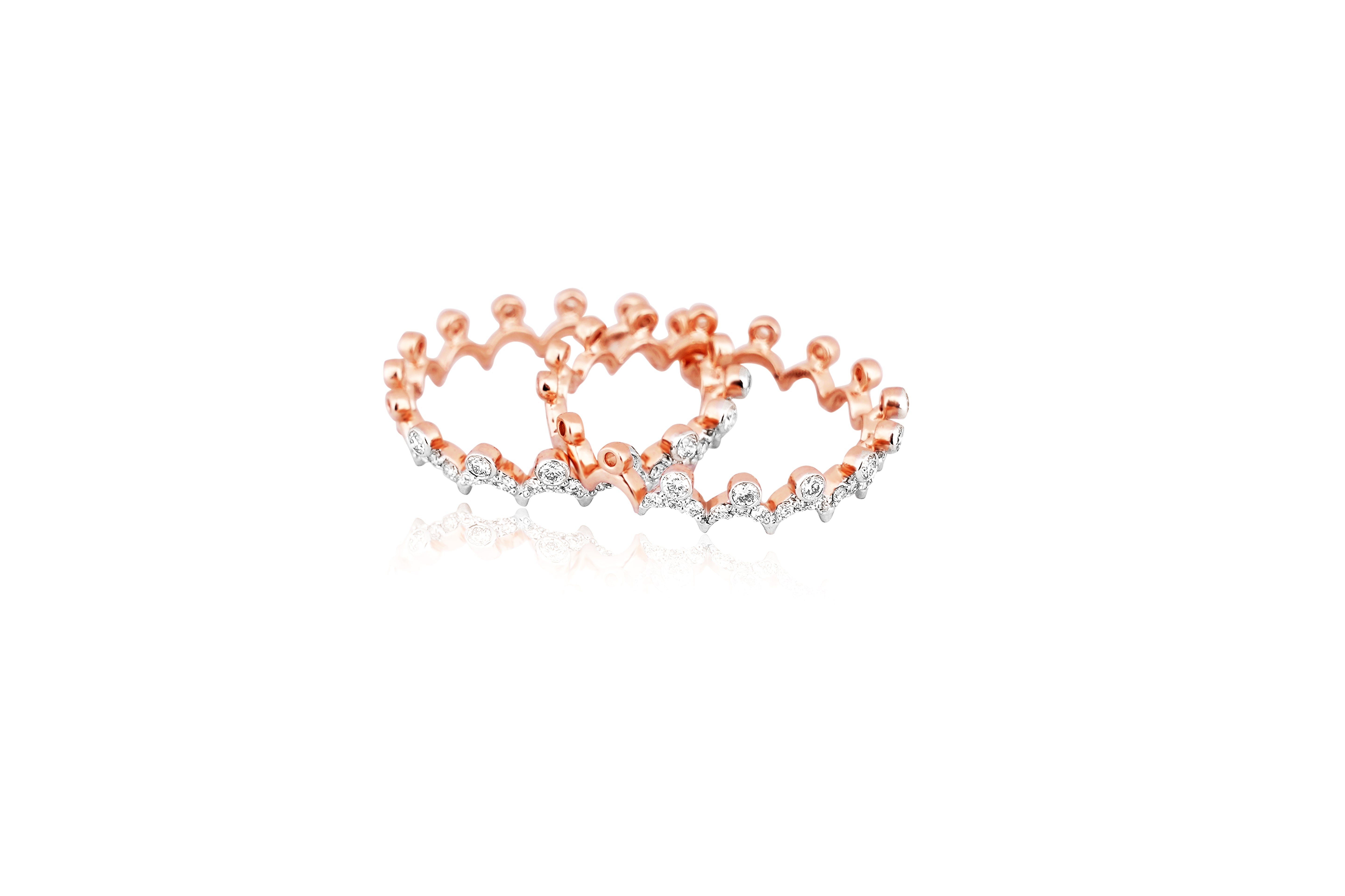 Dual Stellar Lace Diamond Band