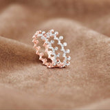 Dual Stellar Lace Diamond Band