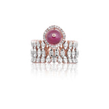 Crimson Empress Diamond Ring