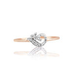 Aria Swirl Diamond Ring