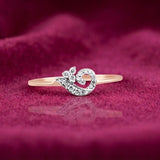 Aria Swirl Diamond Ring