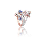Azure Bloom Statement Diamond Ring