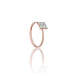 Diamond Luxe Square Ring