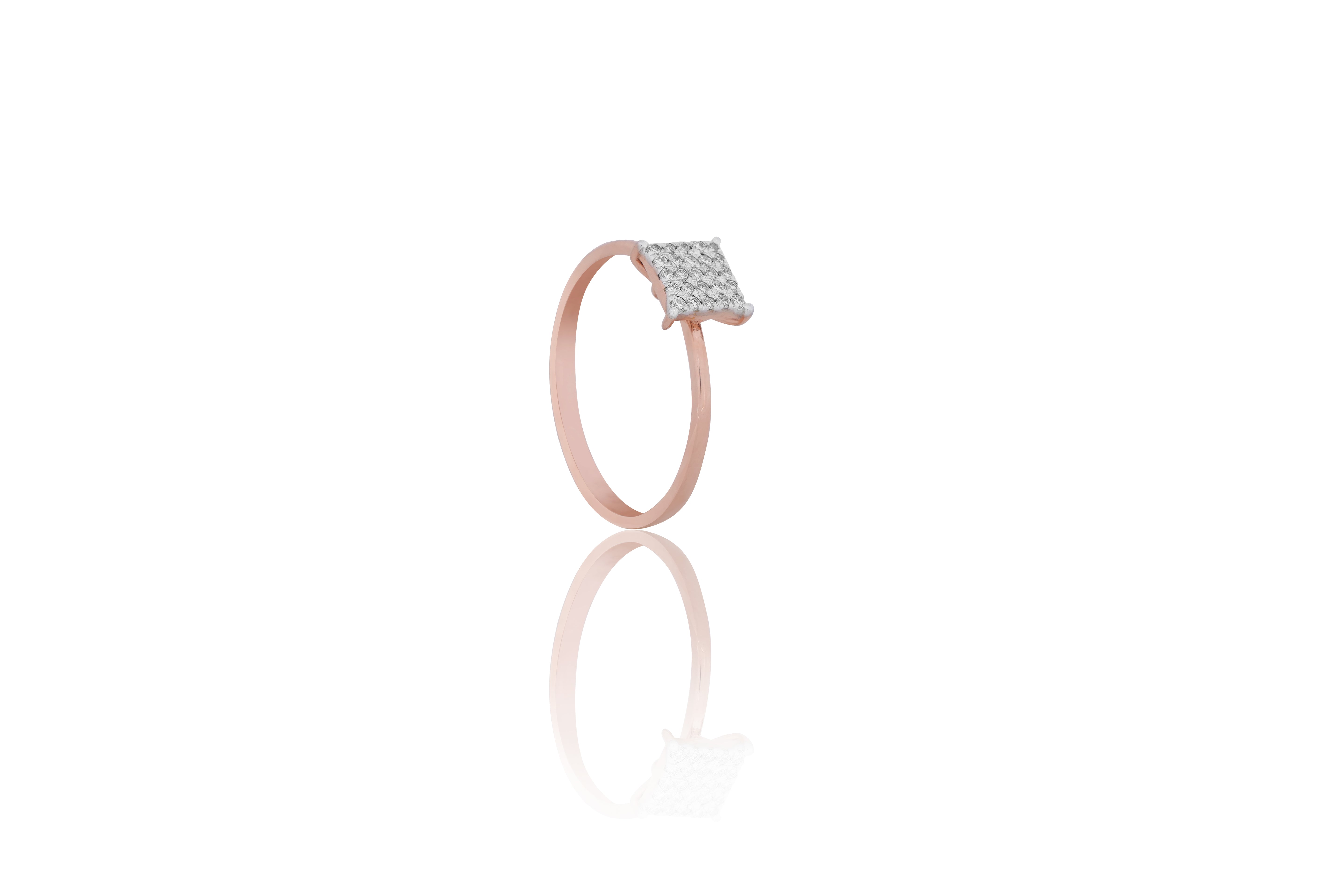 Diamond Luxe Square Ring