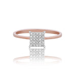 Diamond Luxe Square Ring