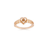 Mon Coeur Lattice Diamond Ring