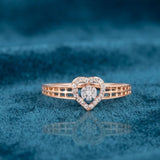 Mon Coeur Lattice Diamond Ring