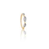 Infinity Weave Diamond Band