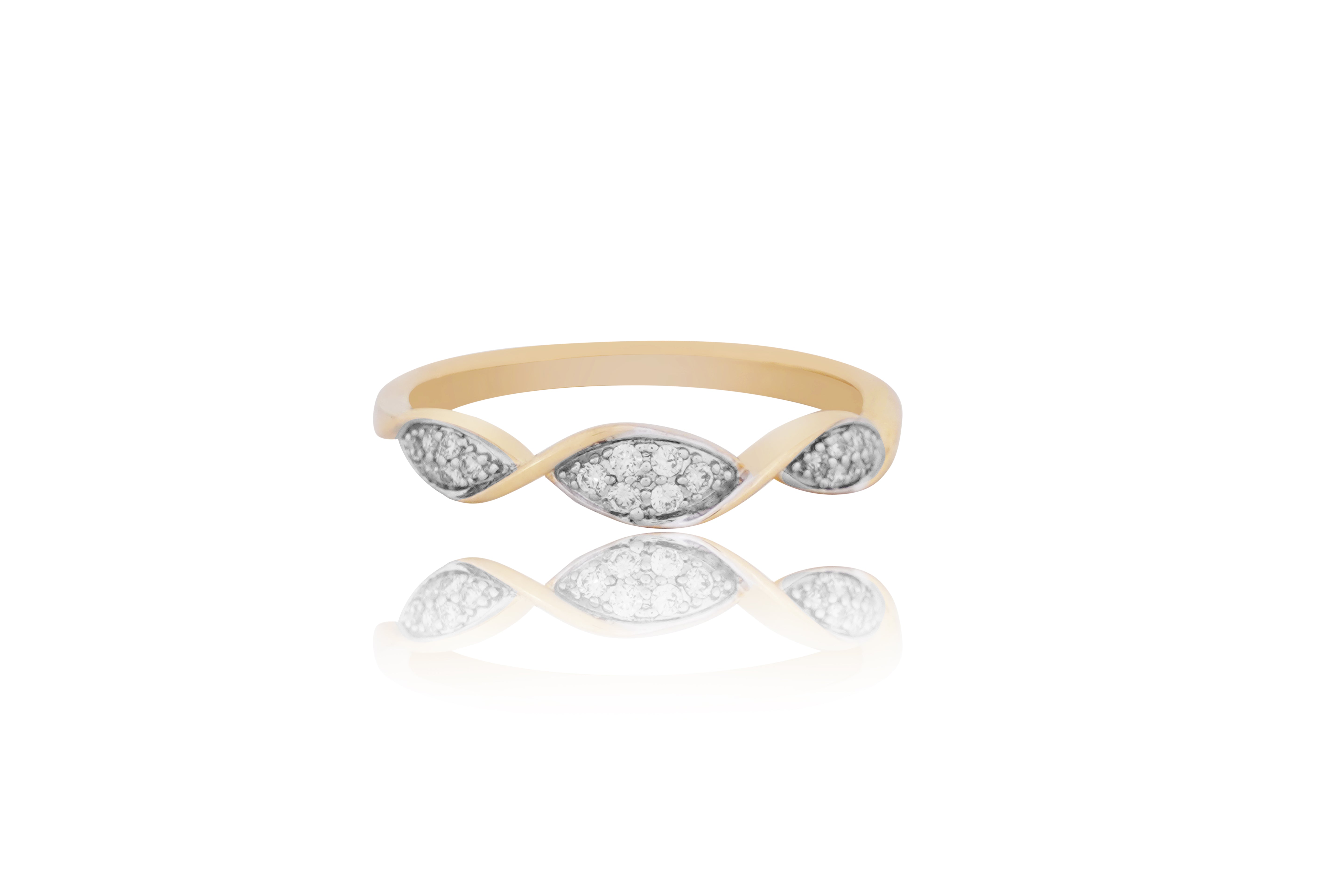 Infinity Weave Diamond Band