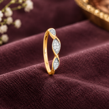 Infinity Weave Diamond Band