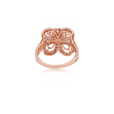 Quadrille Filigree Diamond Ring