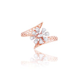 Flora Lattice Bloom Diamond Ring