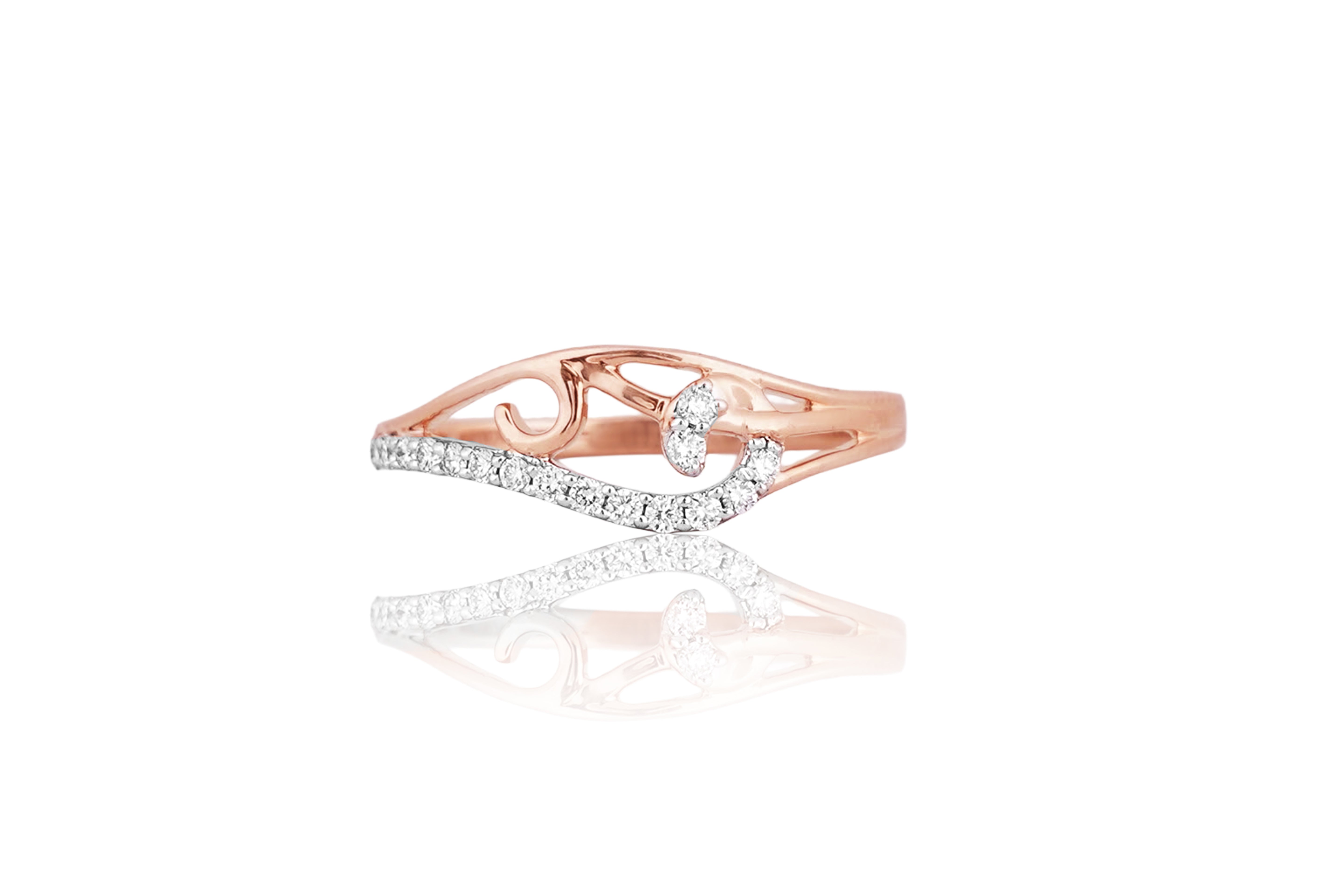 Aura Tide Diamond Ring